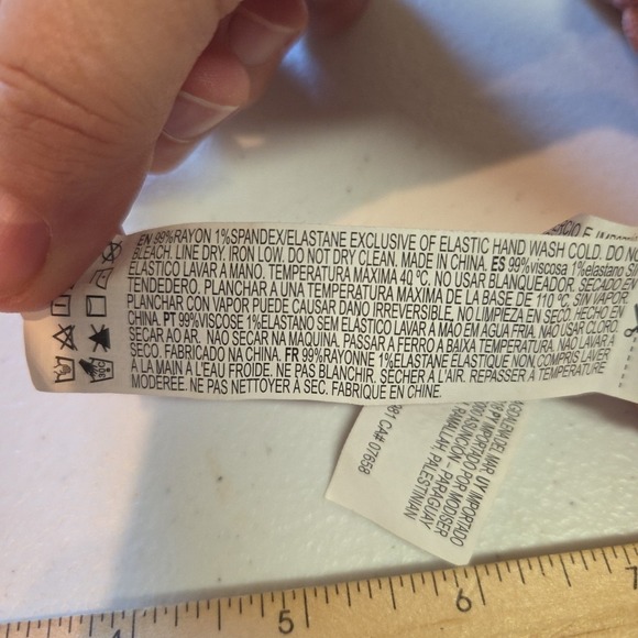 Forever 21 Womens Pink Cropped‎ Blouse L Corset Tie Front Balloon Sleeve Ruched - Picture 11 of 16